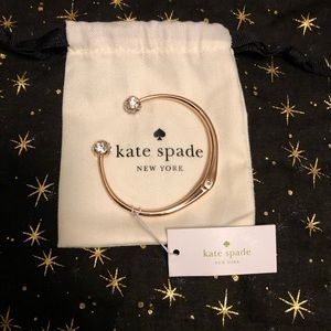 NWT Kate Spade ♠️ cuff bracelet with 5 gems